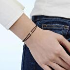 Altın İpli Y Harfi Bileklik