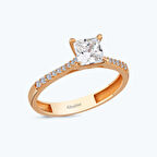 Altın Tektaş Yüzük