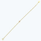 Pembe Taşlı Altın Bileklik