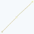 Altın E Harfi Bileklik