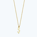 Altın Ş Harfi Kolye