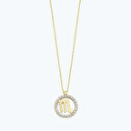 Altınbaş Burç Akrep Kolye