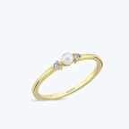 Altın İncili Yüzük