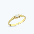 Altın İncili Yüzük