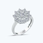 Altın Baget Taşlı Yüzük