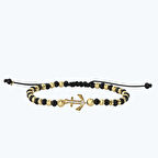 Altın Erkek Çapa Bileklik