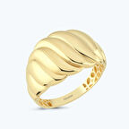 Altın Bombeli Yüzük