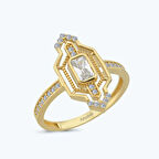 Altın Taşlı Yüzük