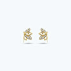 Altın Taşlı Göz Küpe