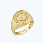 Altın Güneş Yüzük