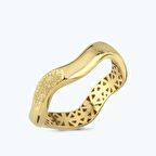 Altın Dalga Yüzük