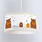 Çocuk Odası Dijital Baskılı Sarkıt Avize Model 123