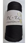 Makrome Polyester ip 200 gram siyah