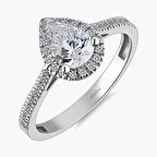 Altın Damla Tektaş Yüzük