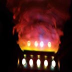 Profesyonel Alev Lambası İpek Kumaşlı Alev Lambası Alev Makinesi 146 Cm Dev Alev Boyu Yılbaşı Işıkları