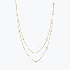 Çift Zincirli Altın Kolye