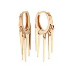 Altın Sallantılı Halka Küpe