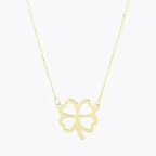 Altın Yonca Kolye