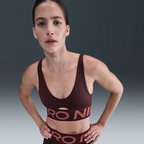 Nike Pro Indy Plunge Orta Destekli Pedli Kadın Sporcu Sütyeni