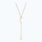 Altın Ay Yıldız Kolye