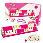 Star Pembe Ahşap Okey Takımı 1011003