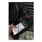 Bike Sky Motosiklet Kol Telefon Tutucu Motorsiklet Kol Çantası Su Geçirmez-Gidon Bağlantılı-Dokunmatikli Mt-45