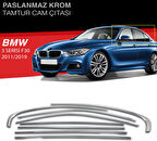 Bmw F30 Krom Cam Çerçevesi 8 Parça TamTur 2011-2019 Arası Uyumlu