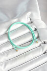 Mıknatıslı Turkuaz Renk Sarmal Kadın Bileklik