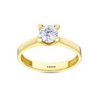 Altın Tektaş Yüzük