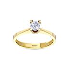 Altın Tektaş Yüzük