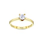 Altın Tektaş Yüzük