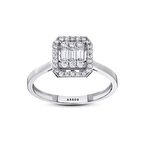 Baget Taşlı Altın Yüzük