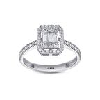 Baget Taşlı Altın Yüzük