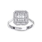 Baget Taşlı Altın Yüzük