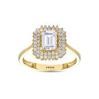 Baget Taşlı Altın Yüzük