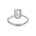 Baget Taşlı Altın Yüzük