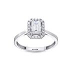 Baget Taşlı Altın Yüzük