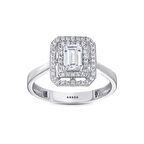 Baget Taşlı Altın Yüzük