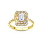 Baget Taşlı Altın Yüzük