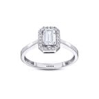 Baget Taşlı Altın Yüzük