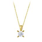 Altın Tektaş Kolye