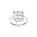 Baget Taşlı Altın Yüzük