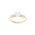 Altın Tektaş Yüzük