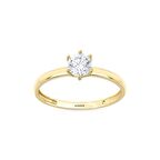 Altın Tektaş Yüzük