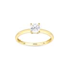 Altın Tektaş Yüzük