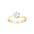 Altın Tektaş Yüzük