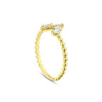 Taşlı Tasarım Altın Yüzük