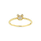 Taşlı Tasarım Altın Yüzük