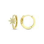 Altın Tasarım Küpe - 14K - 2.45gr