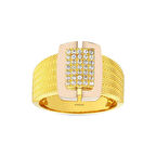 Tasarım Altın Yüzük - 14K - 4.20gr